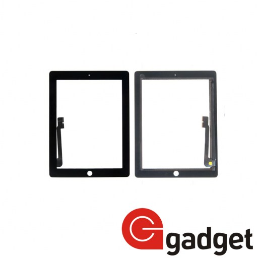 iPad 3/4 - стекло с тачскрином черное купить в Уфе