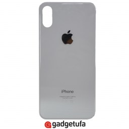 iPhone XS Max - задняя стеклянная крышка Silver купить в Уфе