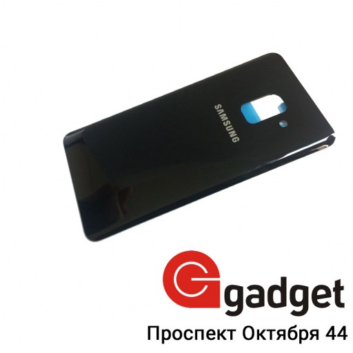 Samsung Galaxy A8 2018 SM-A530 - задняя крышка черная купить в Уфе