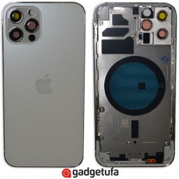 iPhone 12 Pro - корпус с кнопками Silver купить в Уфе
