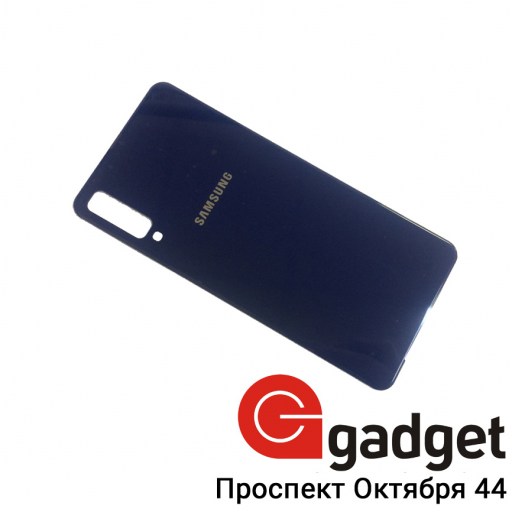 Samsung Galaxy A7 2018 SM-A750F - задняя крышка синяя купить в Уфе