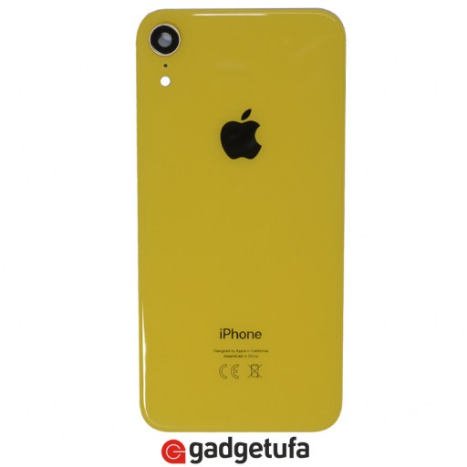 iPhone XR - задняя стеклянная крышка Yellow купить в Уфе