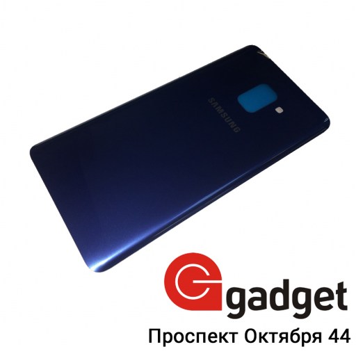 Samsung Galaxy A8 Plus 2018 SM-A730 - задняя крышка синяя купить в Уфе