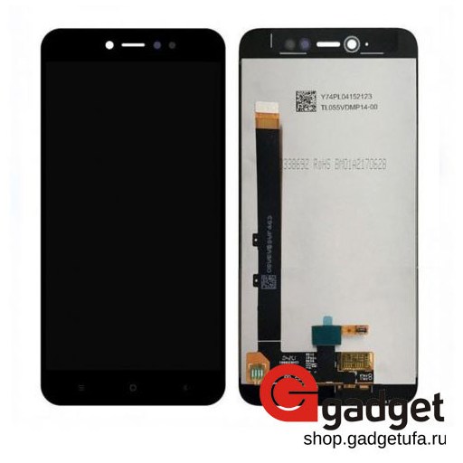 Xiaomi Redmi Note 5A 16Gb - дисплей с тачскрином в сборе с рамкой черный купить в Уфе