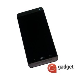 HTC One (M7) Dual Sim - модуль черный (дисплей+стекло с тачскрином) купить в Уфе