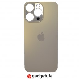 iPhone 13 Pro Max - задняя стеклянная крышка Gold (не требует снятия стекла камеры) купить в Уфе
