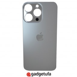 iPhone 13 Pro Max - задняя стеклянная крышка Silver (не требует снятия стекла камеры) купить в Уфе
