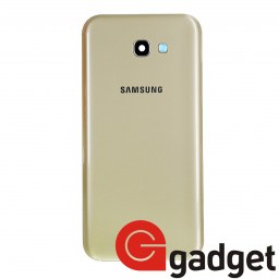 Samsung Galaxy A7 (2017) SM-A720F - задняя крышка золотая купить в Уфе