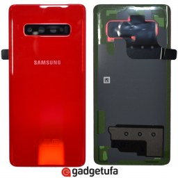 Samsung Galaxy S10 Plus SM-G975F - задняя крышка  со стеклом камеры Red купить в Уфе
