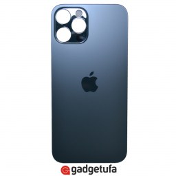 iPhone 12 Pro Max - задняя стеклянная крышка Pacific Blue (не требует снятия стекла камеры) купить в Уфе