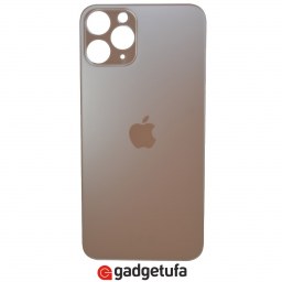iPhone 11 Pro Max - задняя стеклянная крышка Gold (Широкий вырез) купить в Уфе