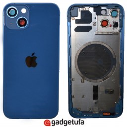 iPhone 13 - задний корпус с магнитами MagSafe Blue купить в Уфе