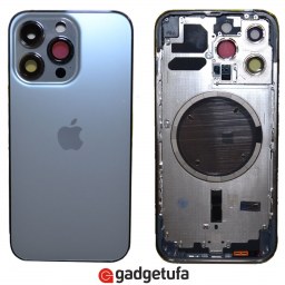 iPhone 13 Pro - задний корпус с магнитами MagSafe Sierra Blue купить в Уфе