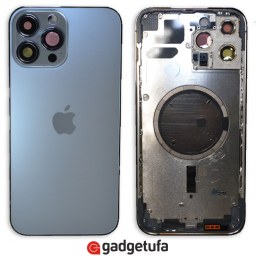 iPhone 13 Pro Max - задний корпус с магнитами MagSafe Sierra Blue купить в Уфе