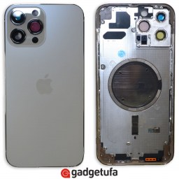 iPhone 13 Pro Max - задняя крышка корпус с магнитами MagSafe Silver купить в Уфе