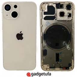 iPhone 13 mini - задняя крышка корпус с магнитами MagSafe Starlight купить в Уфе