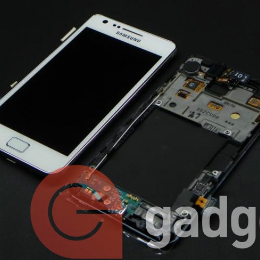 Samsung Galaxy S2 I9100 - модуль белый (дисплей+стекло с тачскрином) купить в Уфе