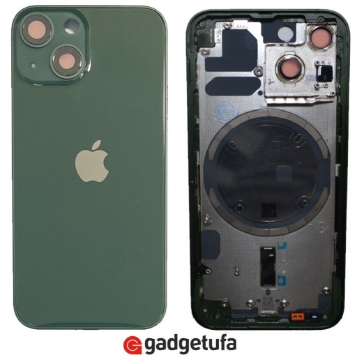 iPhone 13 mini - задняя крышка корпус с магнитами MagSafe Green купить в Уфе