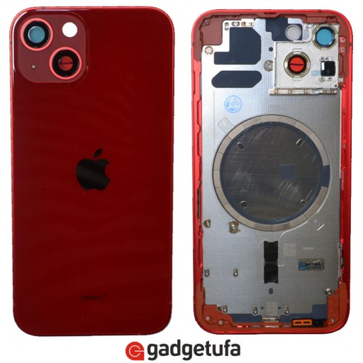 iPhone 13 - задний корпус с магнитами MagSafe (PRODUCT) Red купить в Уфе